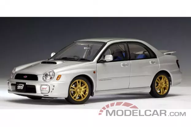 AUTOart Subaru New Age Impreza WRX Sti 2001 Silver 1:18 78641