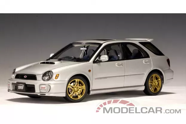 AUTOart Subaru New Age Impreza WRX Wagon Sti Silver 1:18 78631