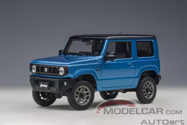 AUTOart Suzuki Jimny JB64 Brisk Blue 1:18 78502