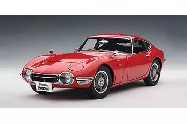 AUTOart Toyota 2000GT Coupe Upgraded Version Red 1:18 78746