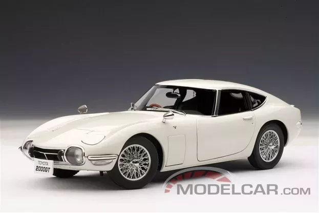 AUTOart Toyota 2000GT Coupe Upgraded Version White Wire Spoke Wheels 1:18 78744