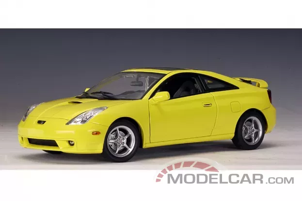 AUTOart Toyota Celica GTS T230 2002 LHD Yellow 1:18 78723