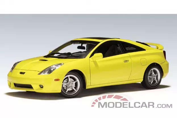 AUTOart Toyota Celica GTS T230 2002 RHD Yellow 1:18 78728