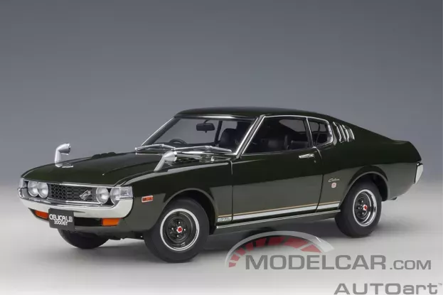 AUTOart Toyota Celica Liftback 2000GT RA25 1973 Moss Green 1:18 78768