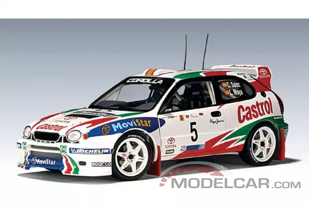 AUTOart Toyota Corolla WRC E11 1998 C.Sainz L.Moya 05 1:18 80020