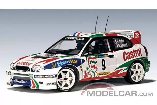AUTOart Toyota Corolla WRC E11 1998 D.Auriol D.Giraudet 9 1:18 80025