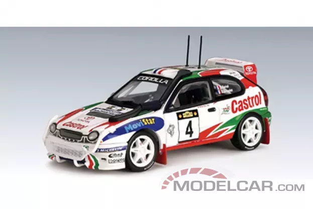 AUTOart Toyota Corolla WRC E11 1999 D.Auriol D.Giraudet 04 Safari Rally Kenya 1:43 69981