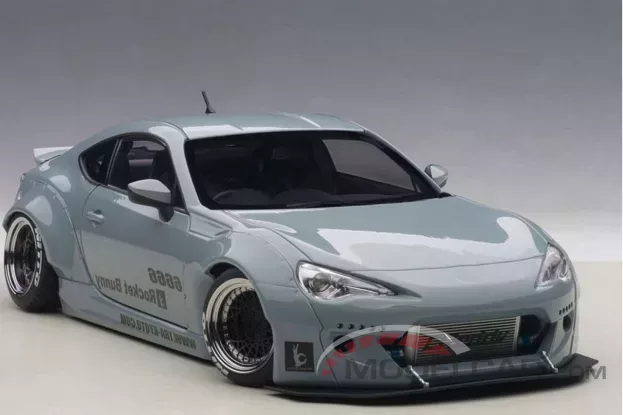 AUTOart Toyota GT86 Rocket Bunny Concrete Grey with Black Wheels 1:18 78759