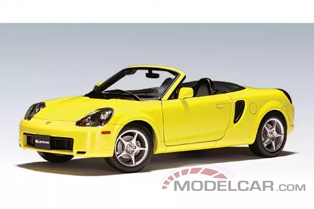 AUTOart Toyota MR2-Spyder W30 2000 LHD Yellow 1:18 78713
