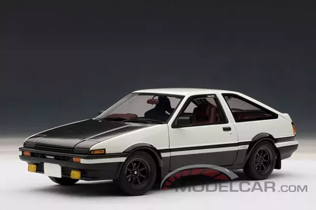 AUTOart Toyota Sprinter Trueno AE86 Initial D Version 2.0 White 1:18 78797