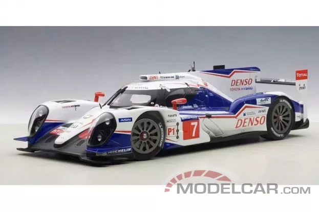 AUTOart Toyota TS040 Hybrid LeMans 2014 7 A. Wurz S. Sarrazin K. Nakajima WEC 2014 Manufacturers Champion 1:18 81415
