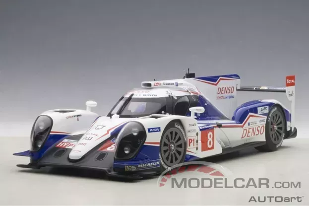 AUTOart Toyota TS040 Hybrid LeMans 2014 8 A. Davidson S. Buemi N. Lapierre WEC 2014 Manufacturers Champion 1:18 81416