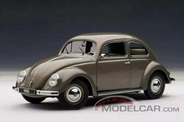AUTOart Volkswagen Beetle Kafer Limousine 1955 Polaris Silver 1:18 79777