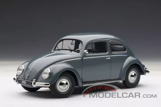 AUTOart Volkswagen Beetle Kafer Limousine 1955 Stratos Silver 1:18 79779