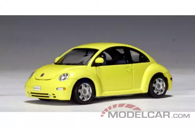 AUTOart Volkswagen New Beetle 1999 Yellow 1:43 59733