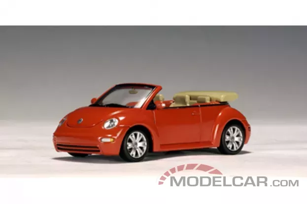 AUTOart Volkswagen New Beetle Cabriolet Sundown Orange 1:43 59753