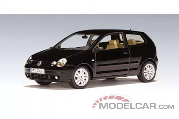AUTOart Volkswagen Polo 9N 2001 Black Uni 1:43 59762