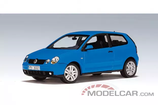 AUTOart Volkswagen Polo 9N 2001 Summer Blue 1:43 59763