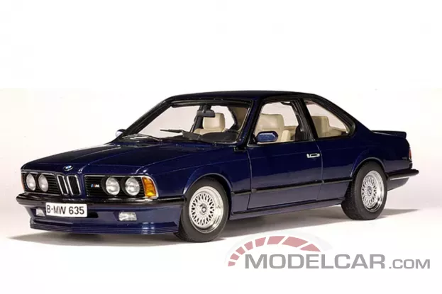 AutoArt BMW M635 CSI e24 Royalblue Metallic 1:18 70527