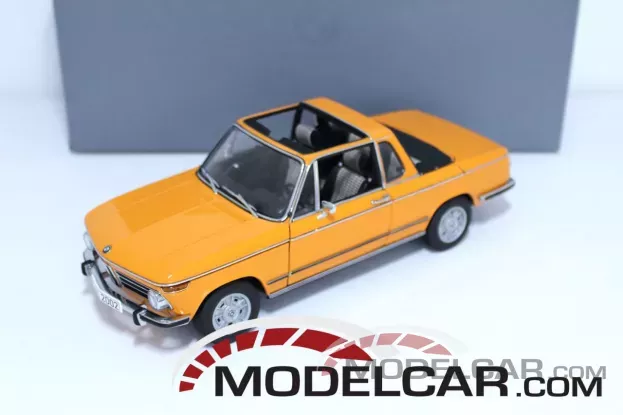 AUTOart BMW 2002 Baur Cabriolet Colorado Orange dealer edition 1:18 80430300713