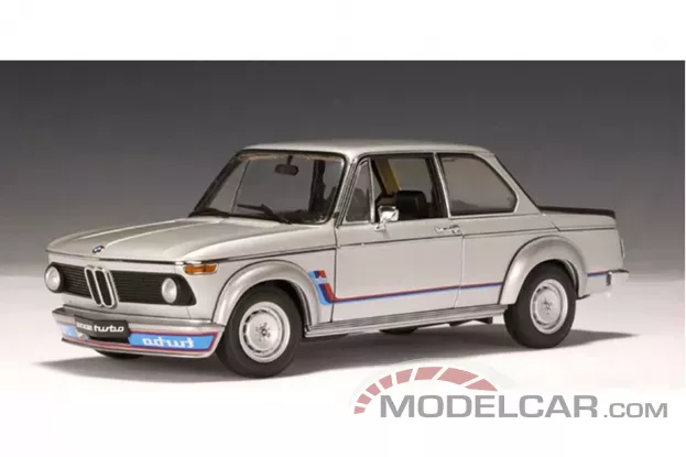 Autoart BMW 2002 Turbo 1973 silver 1:18 70502