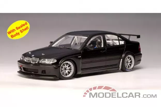 Autoart BMW 320i WTCC e46 Plain Body black 1:18 80549