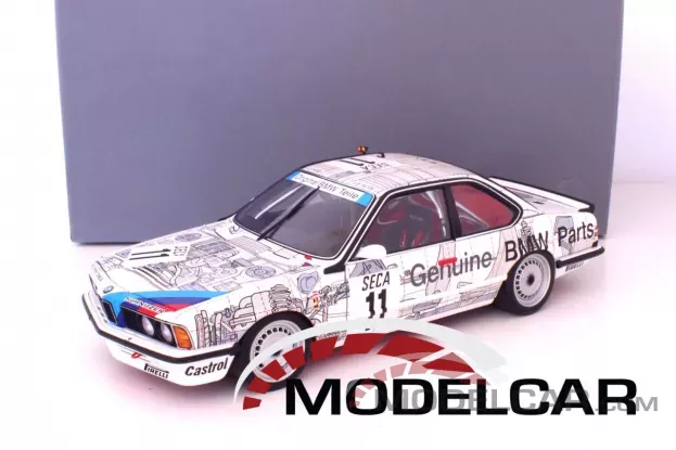 AUTOart BMW 635 CSi e24 24h Spa 1986 Winner Quester Tassin white dealer edition 1:18 80430145826