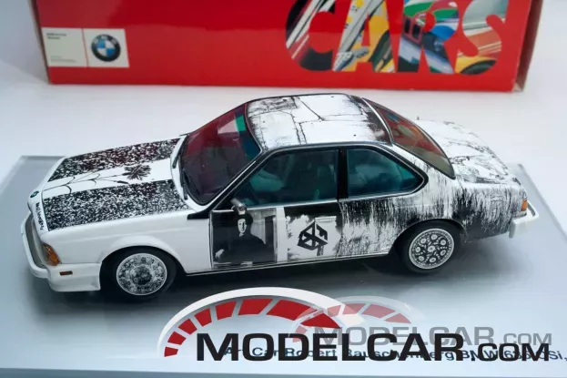 Autoart BMW 635 CSI e24 Art Car Robert Rauschenberg 1986 1:18 80430150924
