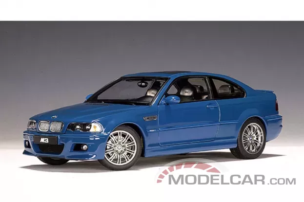 Autoart BMW M3 coupe e46 2001 Laguna Seca Blue 1:18 70544