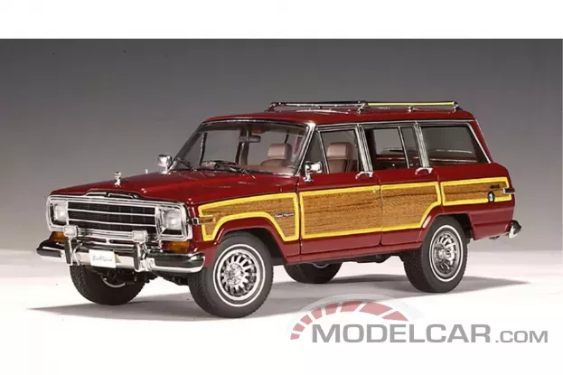Autoart Jeep Grand Wagoneer 1989 Red 1:18 74002