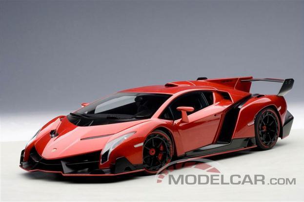 Autoart Lamborghini Veneno أحمر