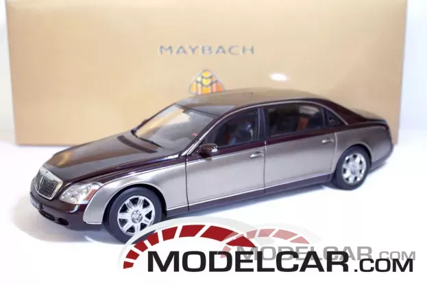 Autoart Maybach 62 LWB Ayers Rock Red Himalayas Grey Bright dealer edition 1:18 B66962177