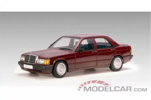 Autoart Mercedes-Benz 190E 2.0L W201 1990 Barolo Red 1:18 76135