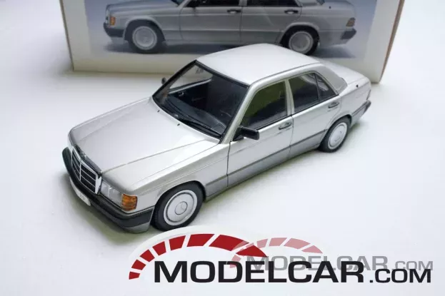 Autoart Mercedes-Benz 190E 2.0L W201 1990 Brillantsilver Metallic 1:18 76134