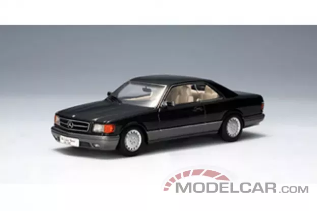 Autoart Mercedes-Benz 500 SEC W126 coupe 1986 Blue Black Metallic 1:43 56211