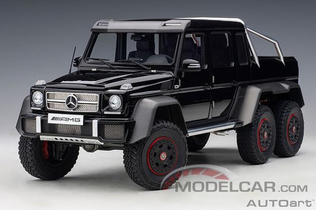 Autoart Mercedes Benz G63 Amg 6x6 W463 Gloss Black 76306 Modelcar Com