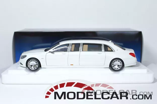 Autoart Mercedez-Benz Maybach S600 Pullman W222 white 1:18 76296