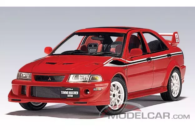 Autoart Mitsubishi Lancer Evo VI Tommi Makinen Edition red 1:18 77156