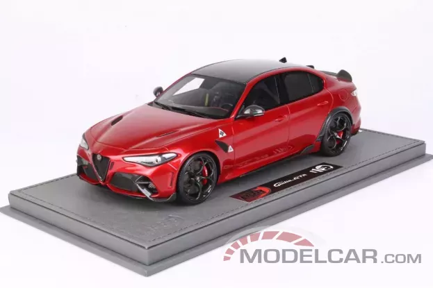BBR Alfa Romeo Giulia GTA Rosso GTA Red Brakes Black Seat Belts 1:18 BBRC1851A-21