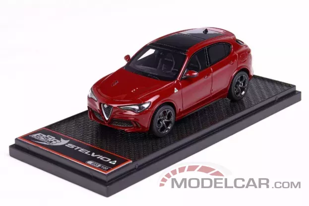 BBR Alfa Romeo Stelvio Quadrifoglio 2021 Rosso Competizione 1:18 BBRC200A21