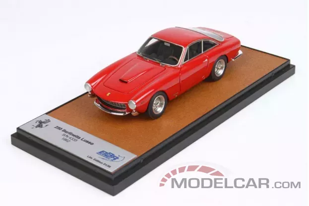 BBR Ferrari 250 GT Berlinetta Lusso S N 4335 1962 red 1:43 CAR39RED