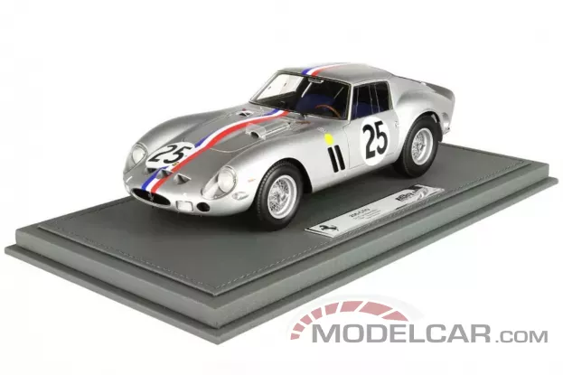 BBR Ferrari 250 GTO 24 H Le Mans 1963 Car N 25 Elde Pierre Dumay NIght Version 1:18 BBR1857NIGHT
