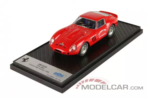 BBR Ferrari 250 GTO S N 3589 Victoria High School 1965 1:18 CAR70B