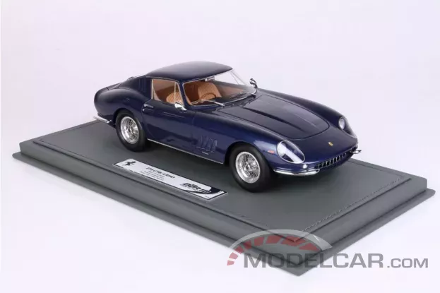 BBR Ferrari 275 GTB 4 RHD 1967 Metallic Night Blue 1:18 CARS1821C