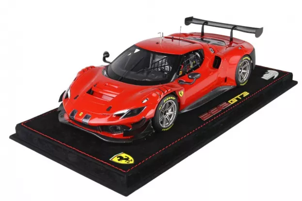 BBR Ferrari 296 GT3 2022 Red Magma 1:18 P18225D