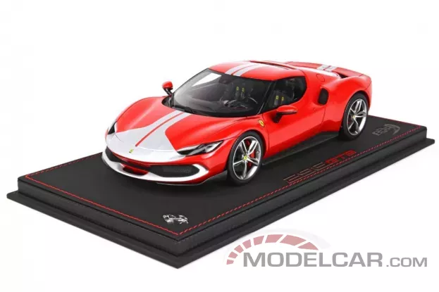 BBR Ferrari 296 GTB Assetto Fiorano Red Corsa 322 1:18 P18211D