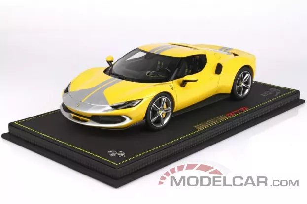 BBR Ferrari 296 GTB Assetto Fiorano Yellow Modena 1:18 P18211C