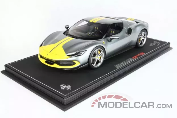 BBR Ferrari 296 GTS Assetto Fiorano Gray Corburn 1:18 P18211A