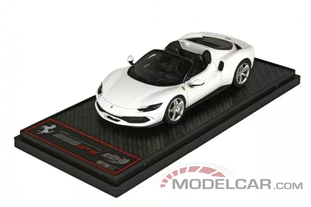 BBR Ferrari 296 GTS Bianco Cervino 1:43 BBRC268B2