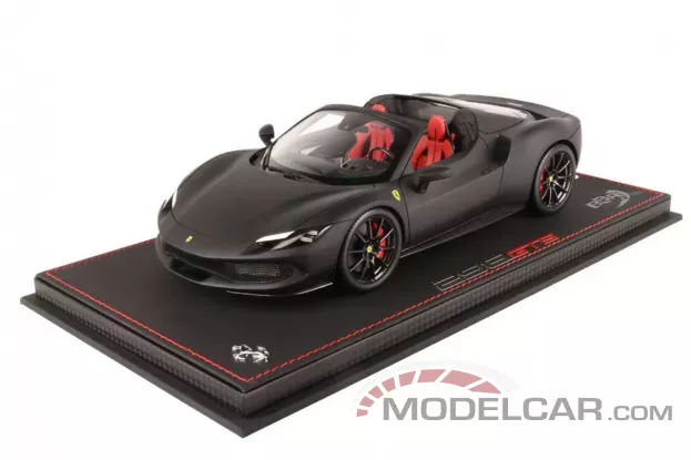 BBR Ferrari 296 GTS Matt Black 1:18 P18215H